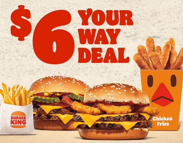 Burger King Menu Deals